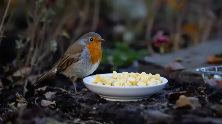 Rouges-gorges au jardin : ce soir, mettez dehors cet aliment de base à 3 centimes, que la plupart des jardiniers oublient