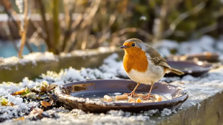 Rouges-gorges : ces deux aliments tout simples au jardin cet hiver les font revenir encore et encore chez vous Rouges-gorges : ces deux aliments tout simples au jardin cet hiver les font revenir encore et encore chez vous
